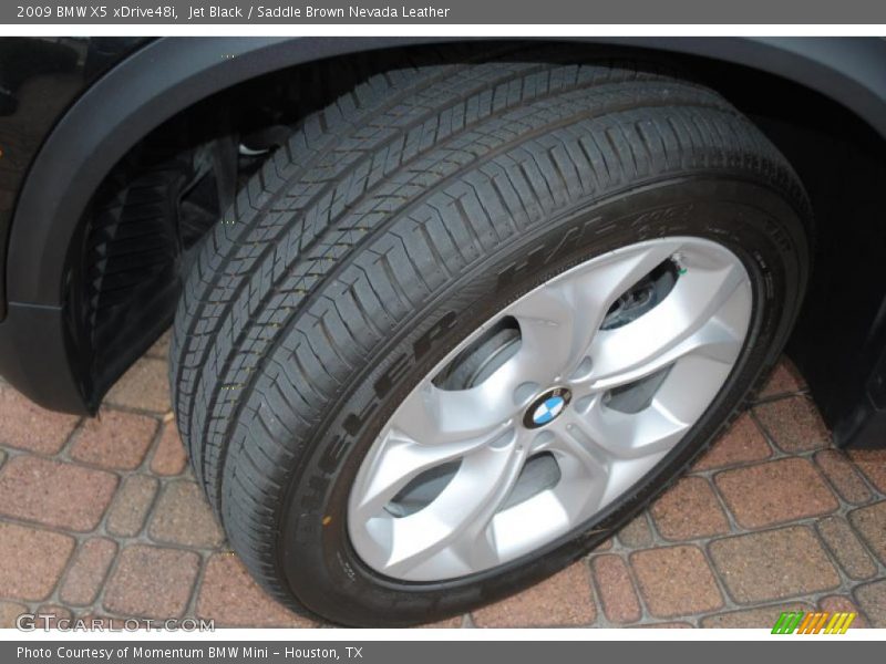 Jet Black / Saddle Brown Nevada Leather 2009 BMW X5 xDrive48i