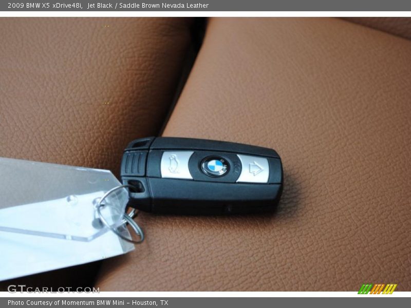 Jet Black / Saddle Brown Nevada Leather 2009 BMW X5 xDrive48i