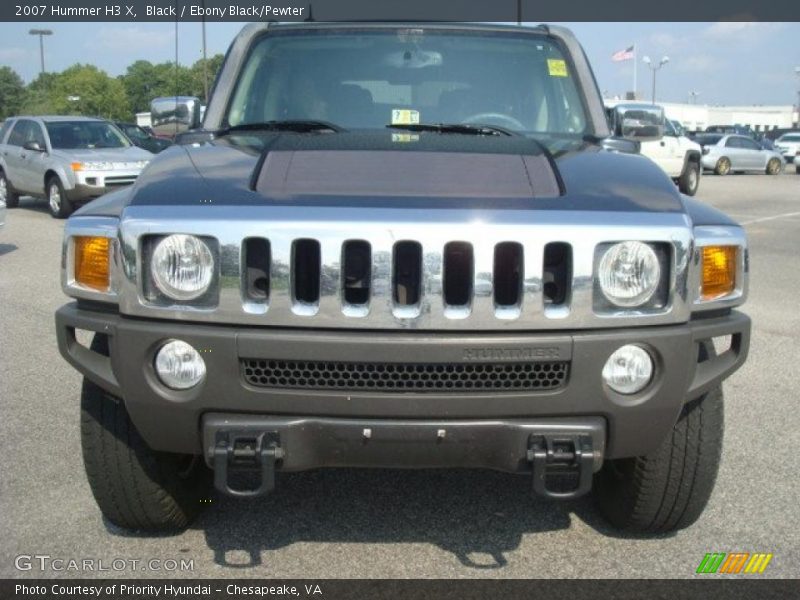 Black / Ebony Black/Pewter 2007 Hummer H3 X