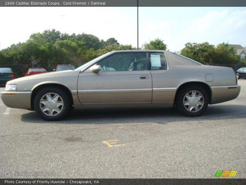 Gold Firemist / Oatmeal 1999 Cadillac Eldorado Coupe