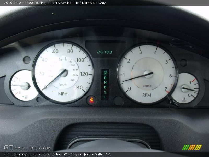 Bright Silver Metallic / Dark Slate Gray 2010 Chrysler 300 Touring