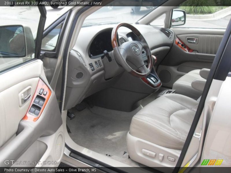 Burnished Gold Metallic / Ivory 2003 Lexus RX 300 AWD