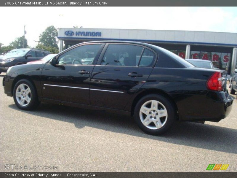 Black / Titanium Gray 2006 Chevrolet Malibu LT V6 Sedan
