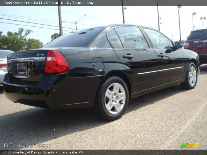 Black / Titanium Gray 2006 Chevrolet Malibu LT V6 Sedan