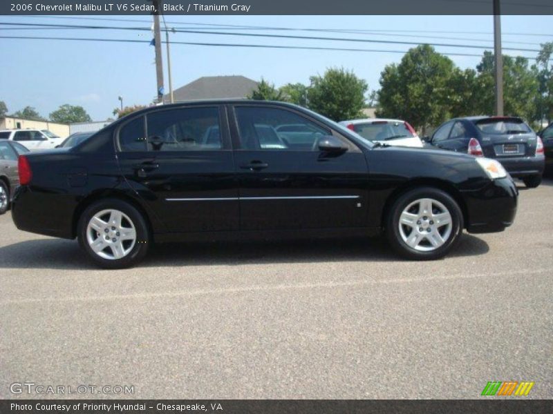 Black / Titanium Gray 2006 Chevrolet Malibu LT V6 Sedan