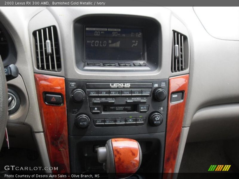 Burnished Gold Metallic / Ivory 2003 Lexus RX 300 AWD