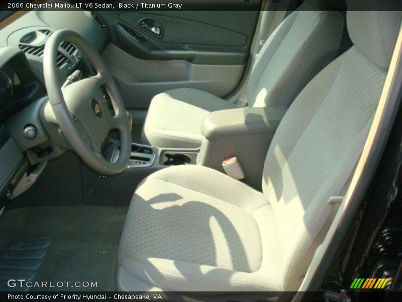 Black / Titanium Gray 2006 Chevrolet Malibu LT V6 Sedan