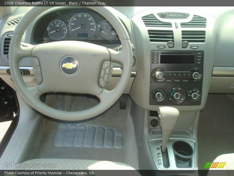 Black / Titanium Gray 2006 Chevrolet Malibu LT V6 Sedan