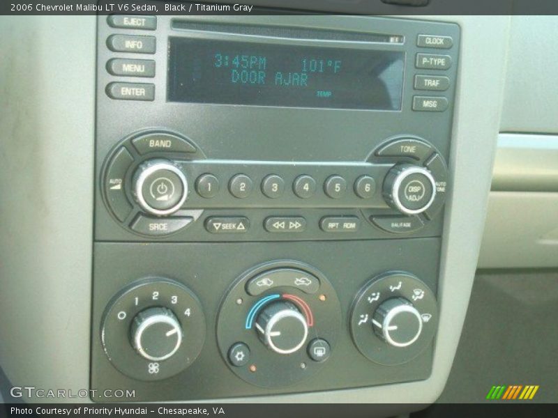 Black / Titanium Gray 2006 Chevrolet Malibu LT V6 Sedan