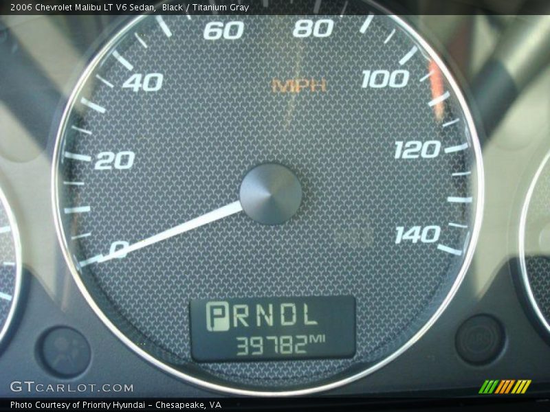 Black / Titanium Gray 2006 Chevrolet Malibu LT V6 Sedan