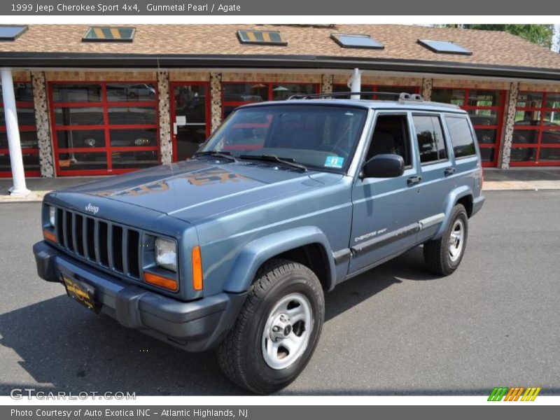 Gunmetal Pearl / Agate 1999 Jeep Cherokee Sport 4x4