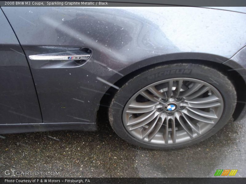 Sparkling Graphite Metallic / Black 2008 BMW M3 Coupe