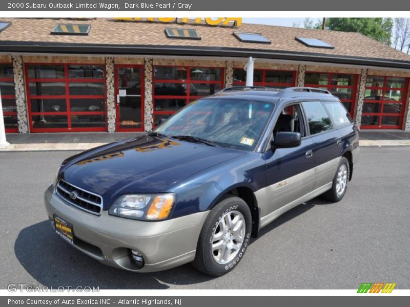 Dark Blue Pearl / Gray 2000 Subaru Outback Limited Wagon