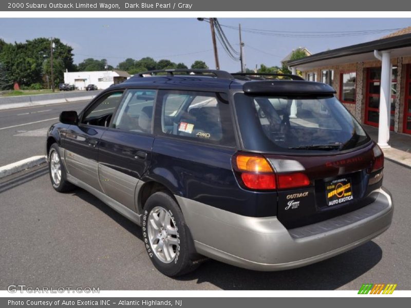 Dark Blue Pearl / Gray 2000 Subaru Outback Limited Wagon