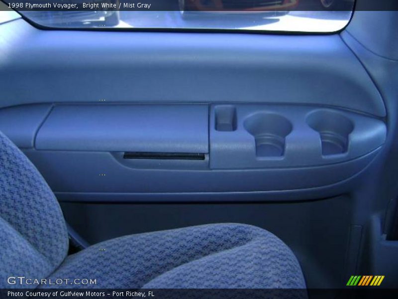 Bright White / Mist Gray 1998 Plymouth Voyager