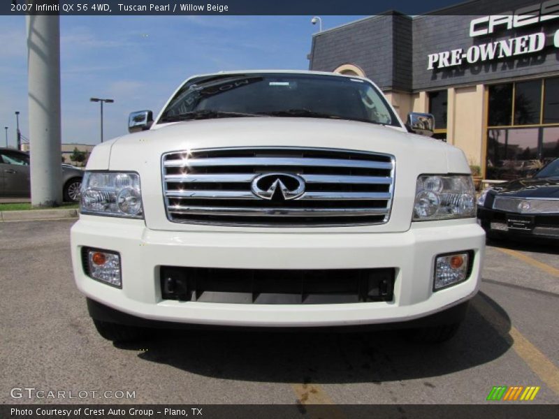 Tuscan Pearl / Willow Beige 2007 Infiniti QX 56 4WD