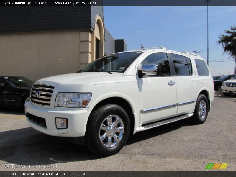Tuscan Pearl / Willow Beige 2007 Infiniti QX 56 4WD