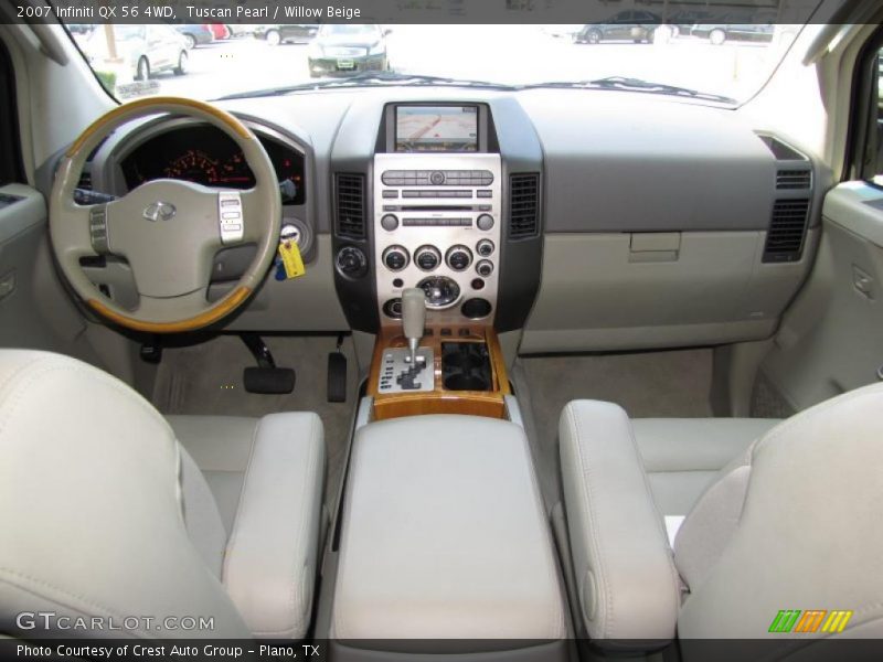 Tuscan Pearl / Willow Beige 2007 Infiniti QX 56 4WD