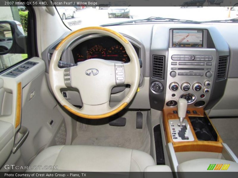 Tuscan Pearl / Willow Beige 2007 Infiniti QX 56 4WD