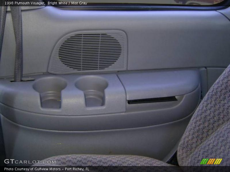 Bright White / Mist Gray 1998 Plymouth Voyager