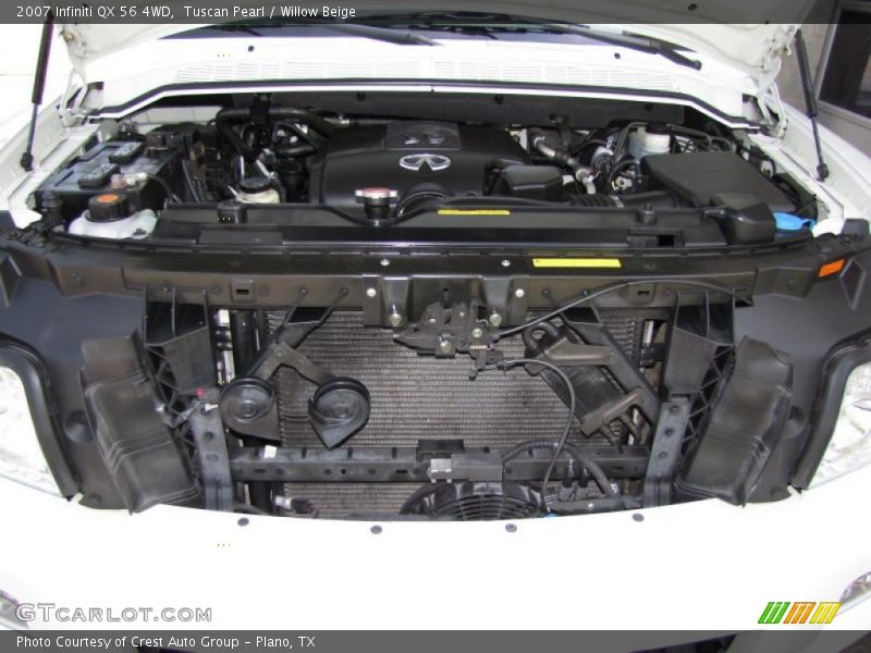 Tuscan Pearl / Willow Beige 2007 Infiniti QX 56 4WD