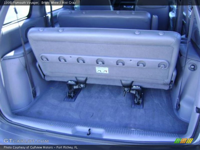 Bright White / Mist Gray 1998 Plymouth Voyager