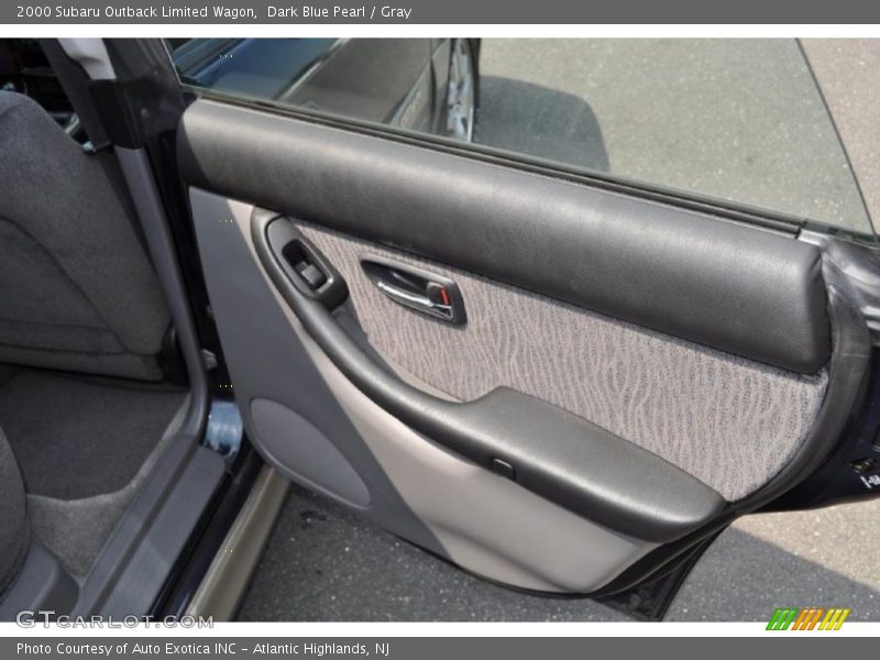 Dark Blue Pearl / Gray 2000 Subaru Outback Limited Wagon