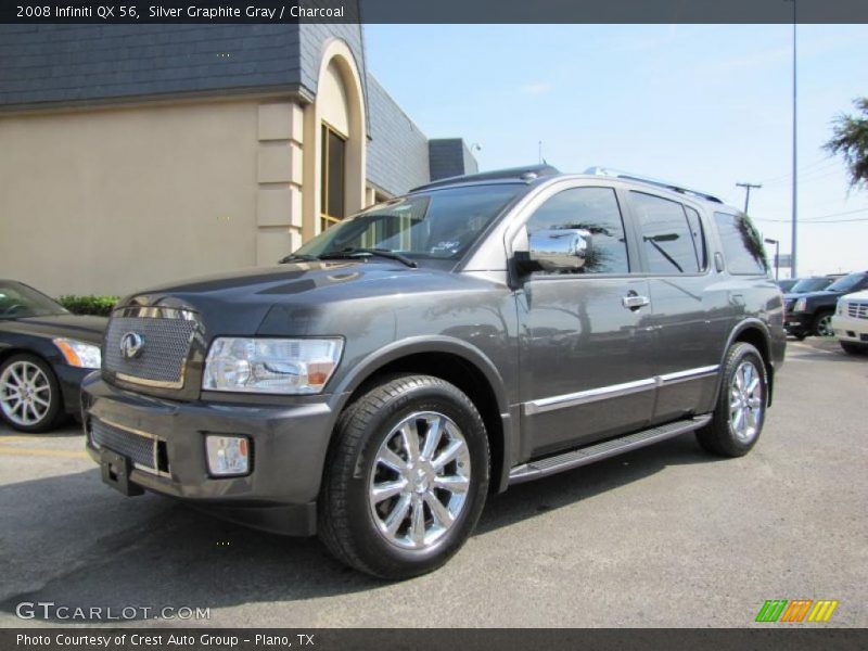 Silver Graphite Gray / Charcoal 2008 Infiniti QX 56