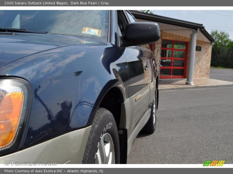 Dark Blue Pearl / Gray 2000 Subaru Outback Limited Wagon