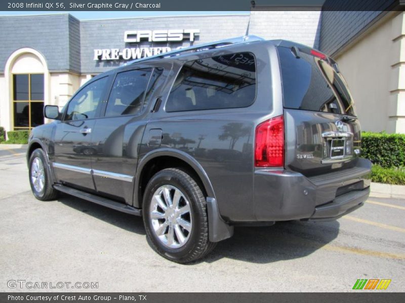 Silver Graphite Gray / Charcoal 2008 Infiniti QX 56
