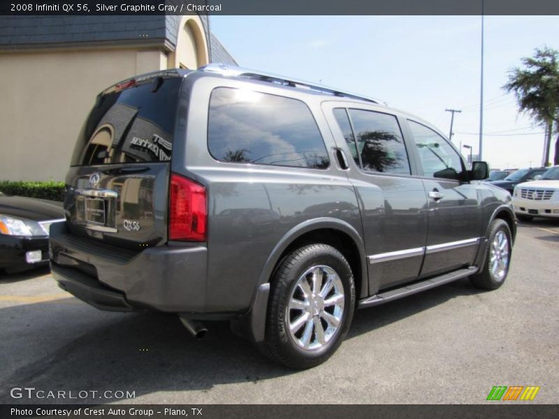 Silver Graphite Gray / Charcoal 2008 Infiniti QX 56