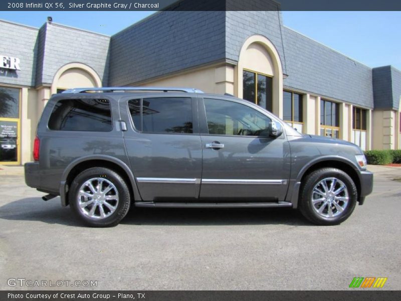 Silver Graphite Gray / Charcoal 2008 Infiniti QX 56