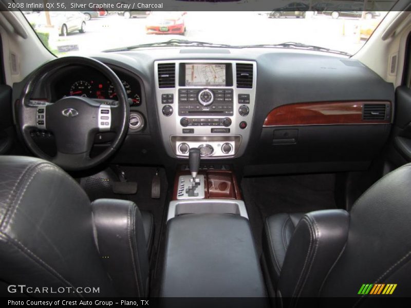 Silver Graphite Gray / Charcoal 2008 Infiniti QX 56