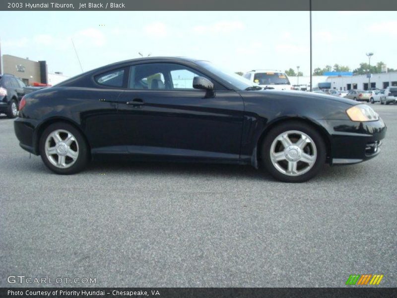 Jet Black / Black 2003 Hyundai Tiburon