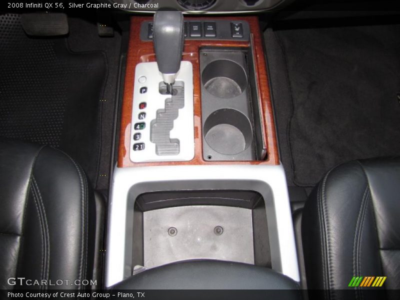 Silver Graphite Gray / Charcoal 2008 Infiniti QX 56