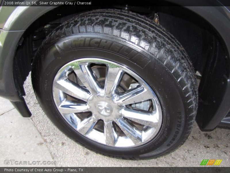 Silver Graphite Gray / Charcoal 2008 Infiniti QX 56