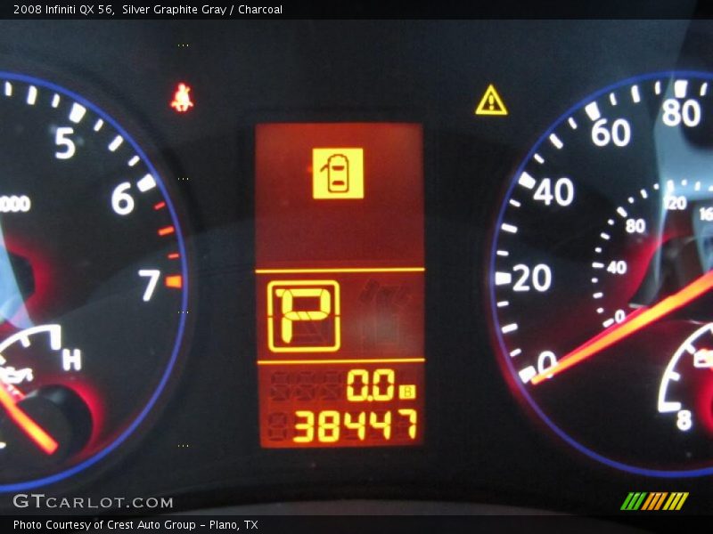 Silver Graphite Gray / Charcoal 2008 Infiniti QX 56
