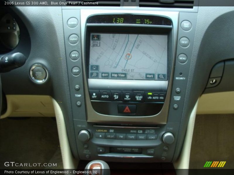 Blue Onyx Pearl / Cashmere 2006 Lexus GS 300 AWD