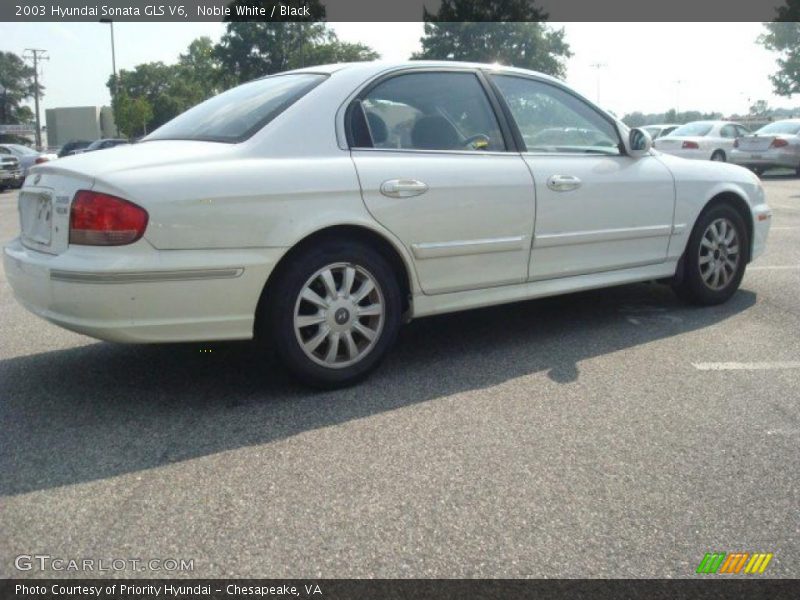 Noble White / Black 2003 Hyundai Sonata GLS V6