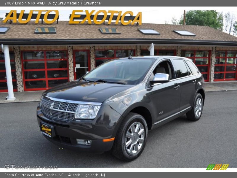Alloy Grey Metallic / Greystone 2007 Lincoln MKX AWD