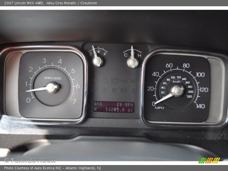 Alloy Grey Metallic / Greystone 2007 Lincoln MKX AWD
