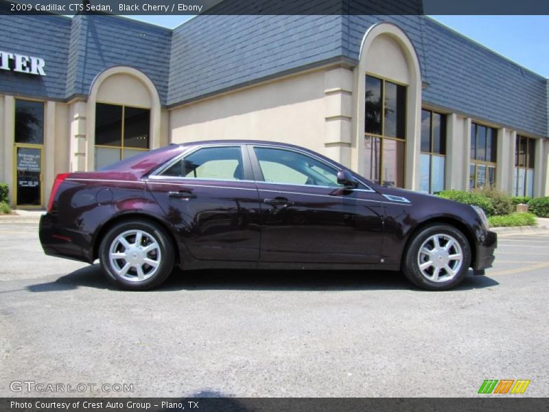 Black Cherry / Ebony 2009 Cadillac CTS Sedan