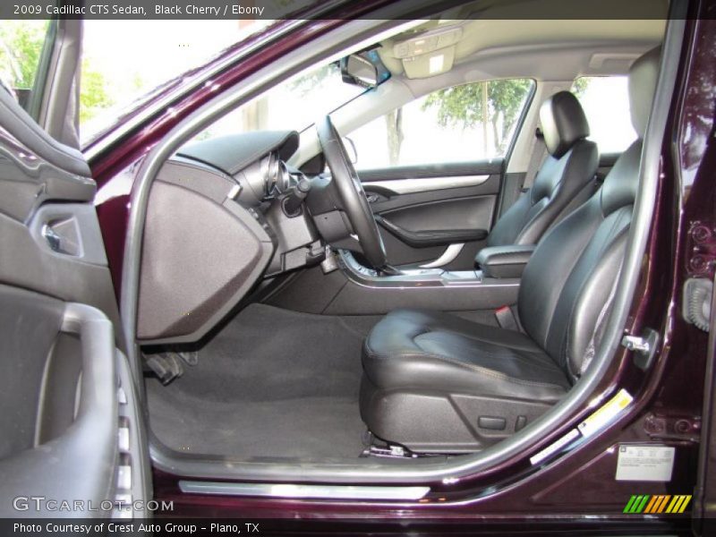 Black Cherry / Ebony 2009 Cadillac CTS Sedan