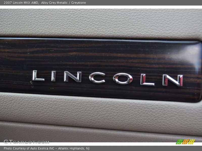 Alloy Grey Metallic / Greystone 2007 Lincoln MKX AWD