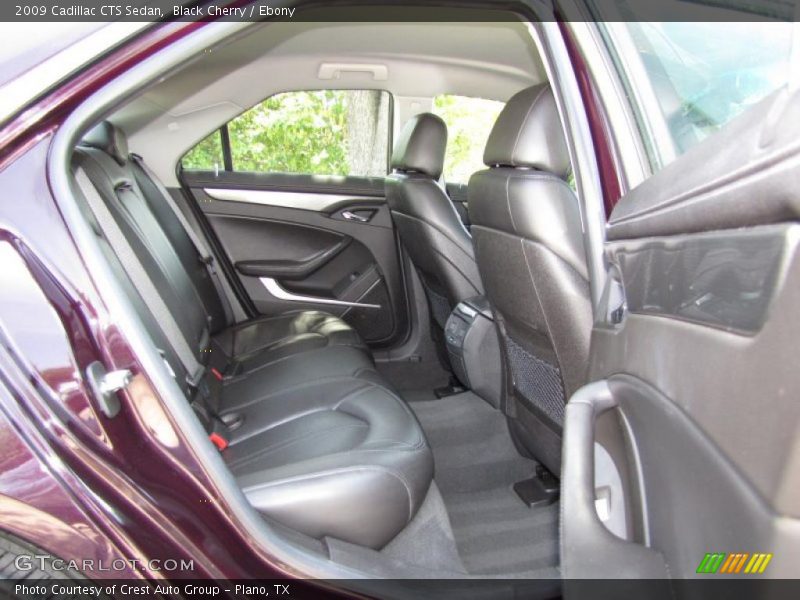 Black Cherry / Ebony 2009 Cadillac CTS Sedan
