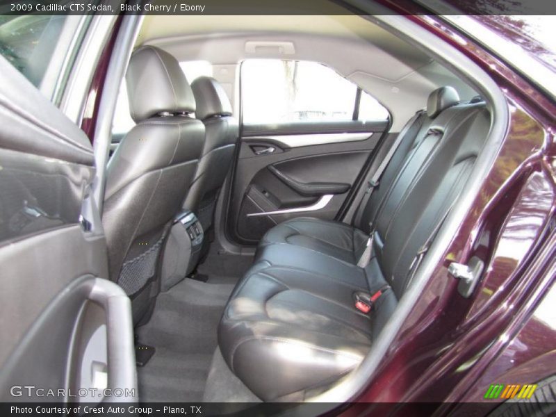 Black Cherry / Ebony 2009 Cadillac CTS Sedan