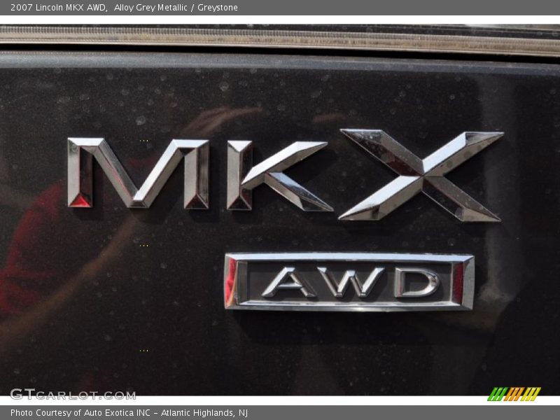 Alloy Grey Metallic / Greystone 2007 Lincoln MKX AWD