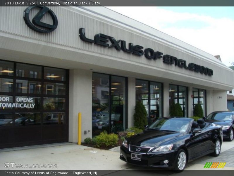 Obsidian Black / Black 2010 Lexus IS 250C Convertible
