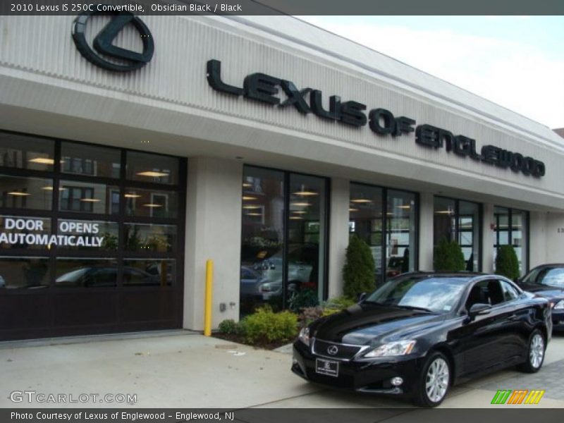 Obsidian Black / Black 2010 Lexus IS 250C Convertible