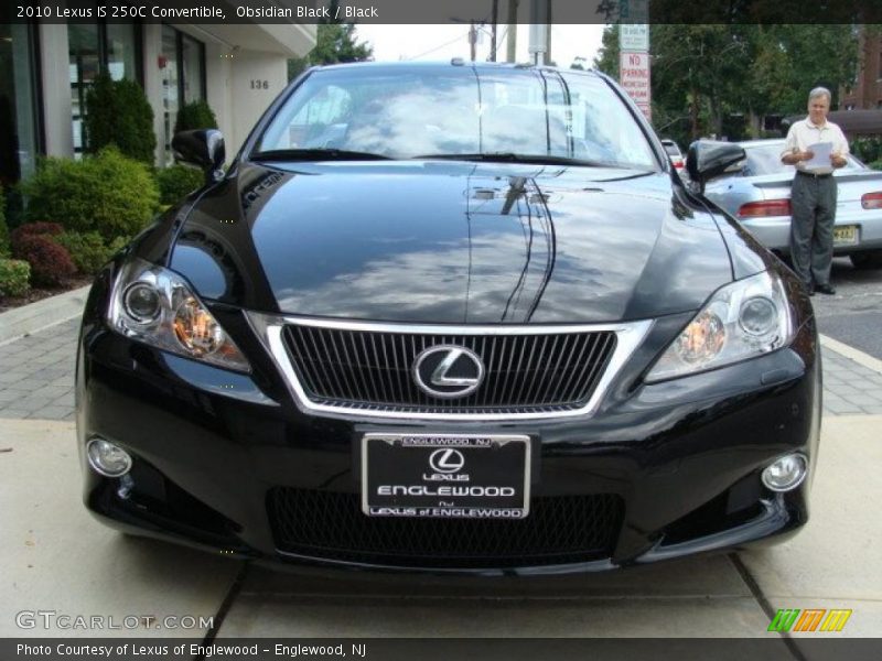 Obsidian Black / Black 2010 Lexus IS 250C Convertible